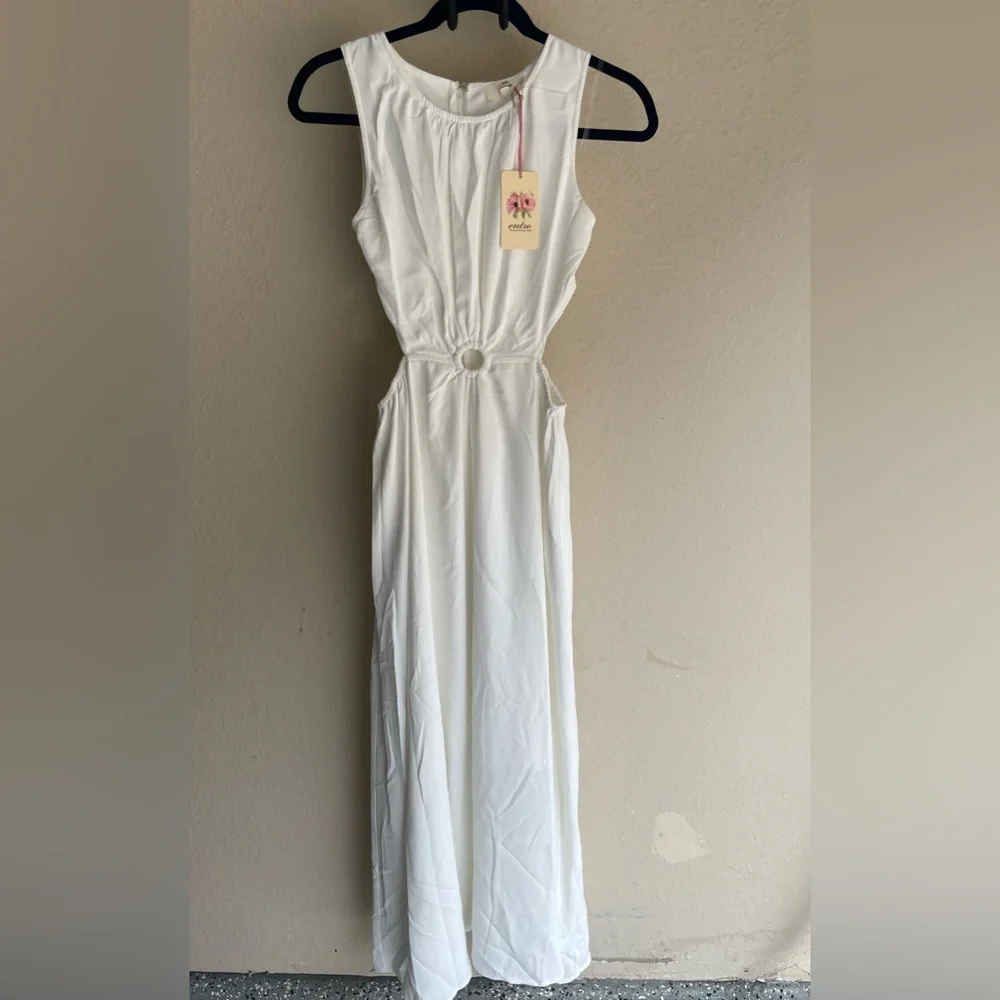 COPY - Midi Dress with Side Cutouts - Picture 1 of 7